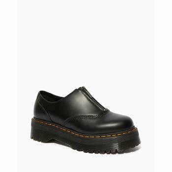 Dr Martens Férfi Aurian Ii Smooth Bőr Platform Cipő Fekete